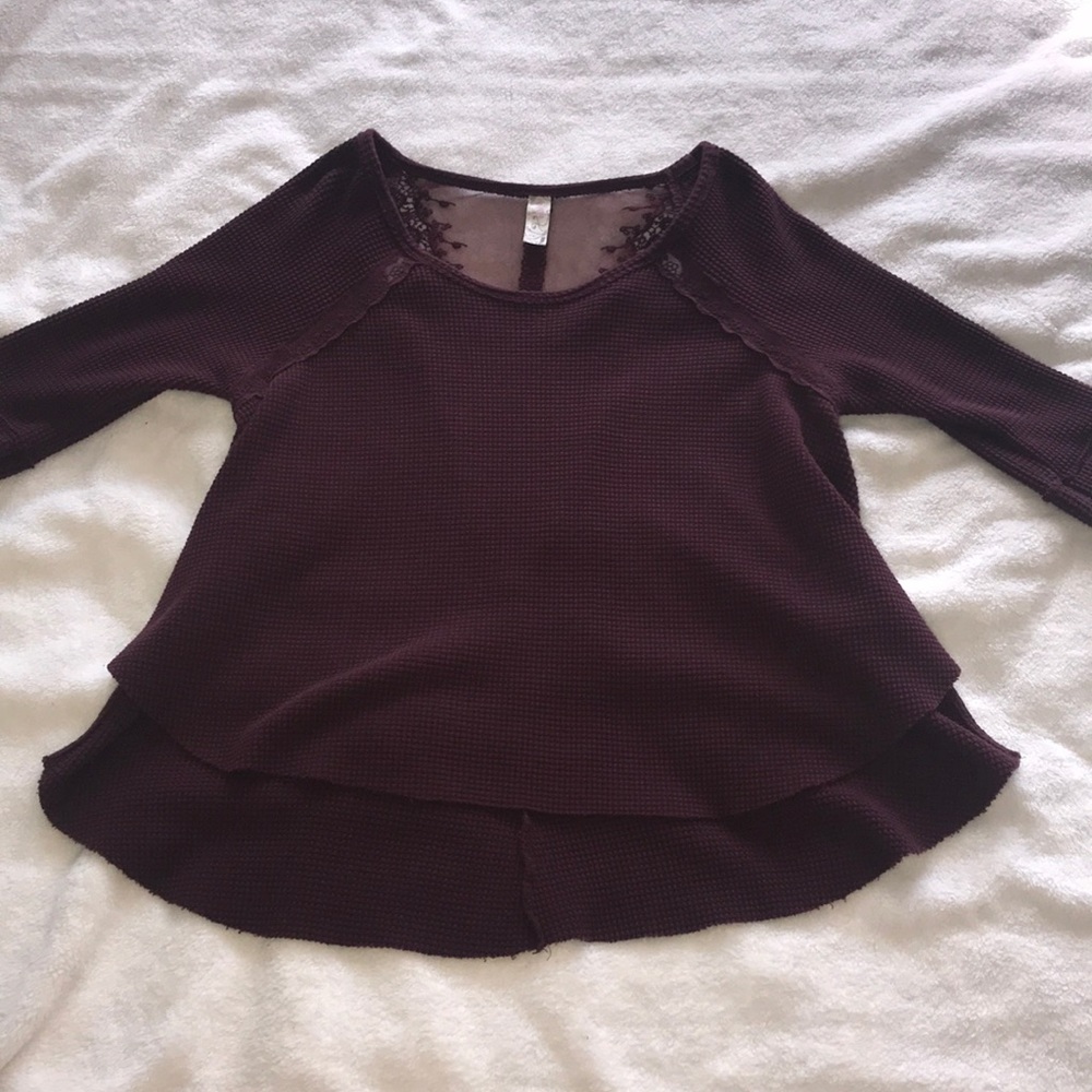 FREE PEOPLE HIGH LOW TUNIC TOP